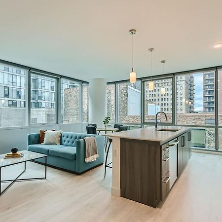 Sentral Michigan Avenue Aparthotel Chicago Kamer foto A model apartment