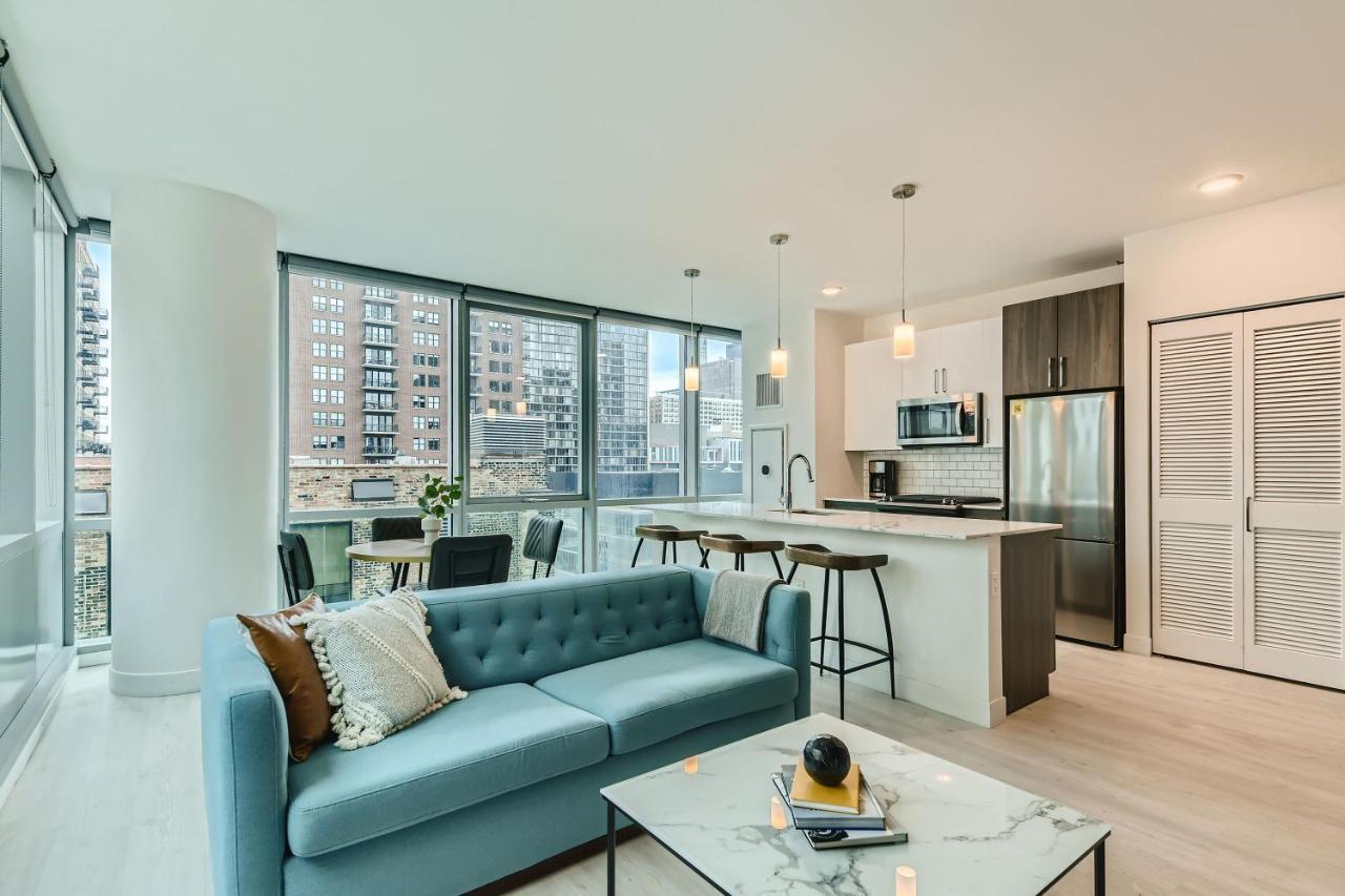 Sentral Michigan Avenue Aparthotel Chicago Buitenkant foto