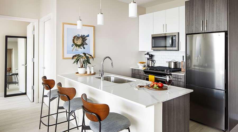 Sentral Michigan Avenue Aparthotel Chicago Buitenkant foto Kitchen