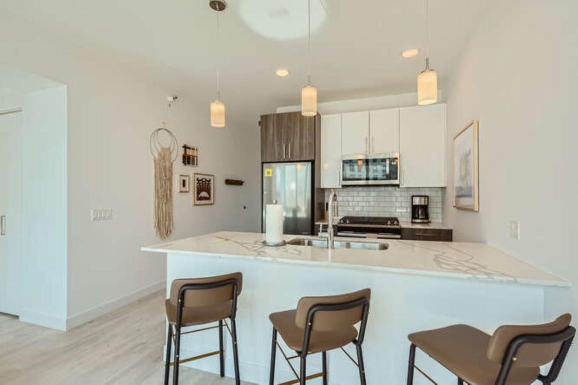 Sentral Michigan Avenue Aparthotel Chicago Buitenkant foto Kitchen